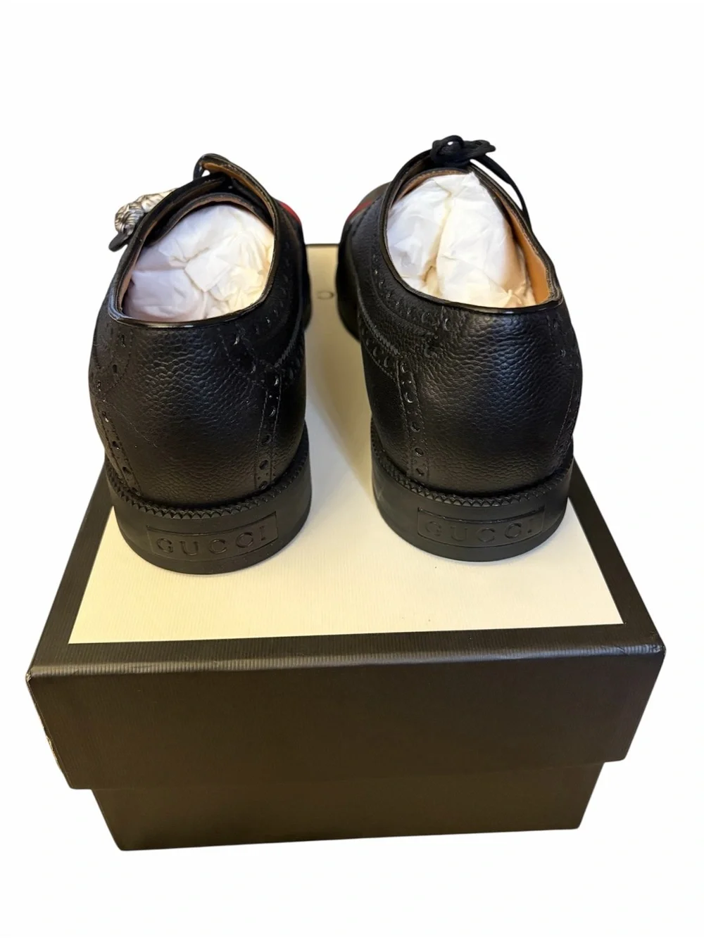 Gucci black leather